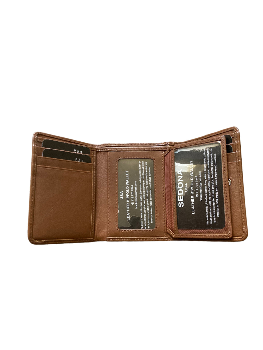 Women's Trifold Wallet with Coin Pocket