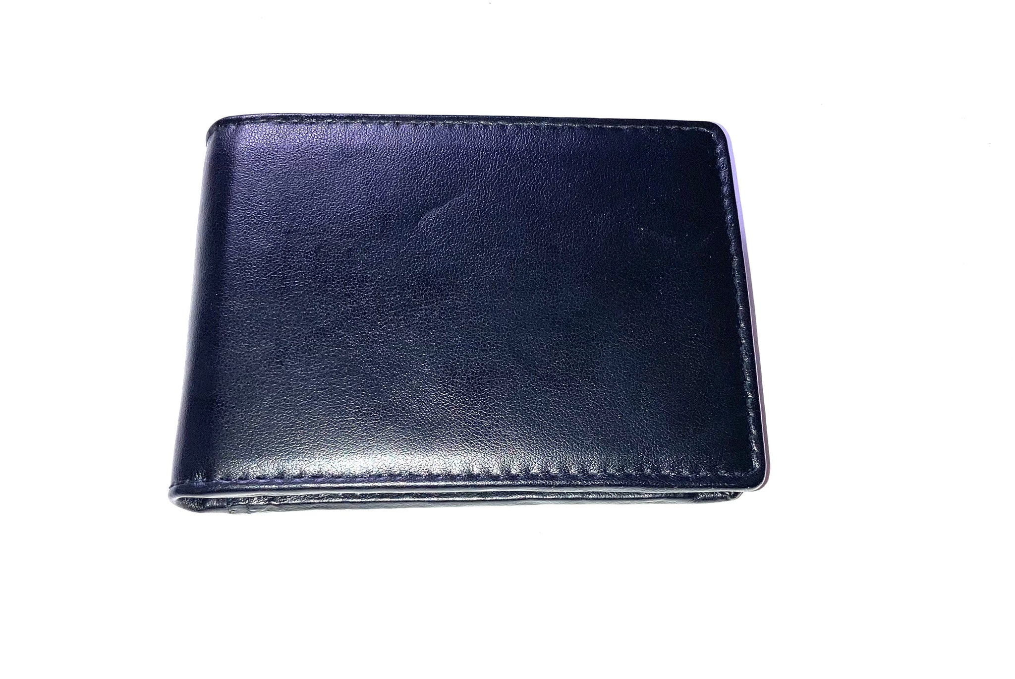 Dakota Leather Magnetic Money Clip Bifold Wallet